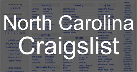 asheville north carolina craigslist